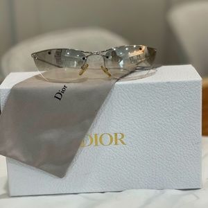 Christian Dior Vintage chrome sunglasses